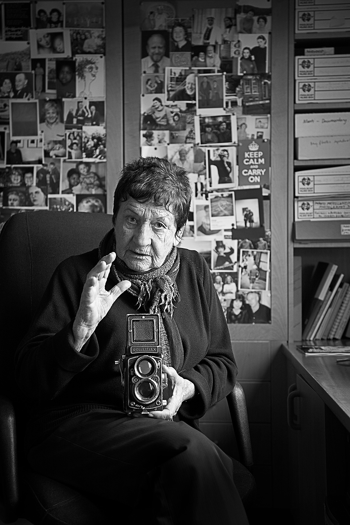 Marti Friedlander, at home, Auckland, New Zealand, 2011